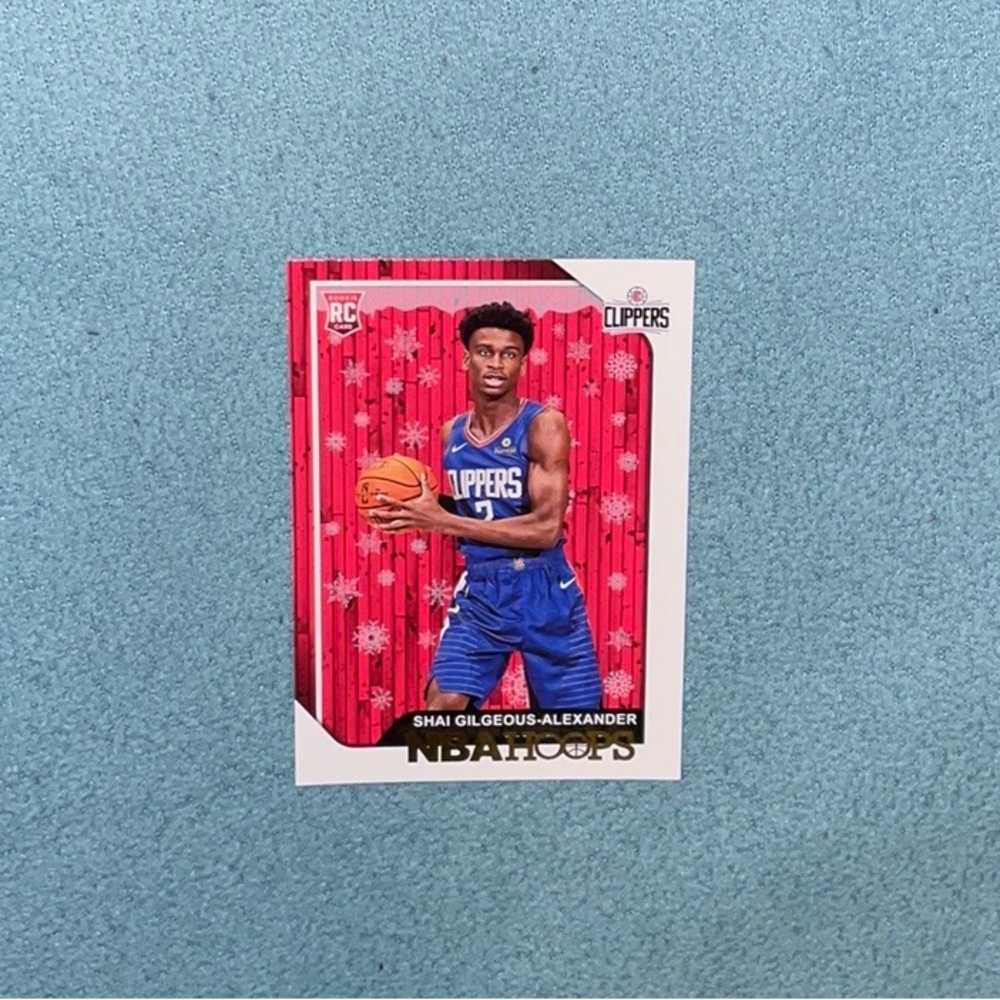 2018-19 NBA Hoops Shai Gilgeous Alexander Winter Snowflake Rookie Card